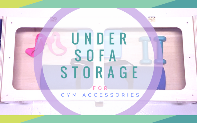 header for under sofa storage post